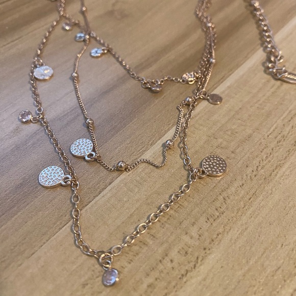 Ettika- 3 Layered Gold Color Necklace - Picture 7 of 8